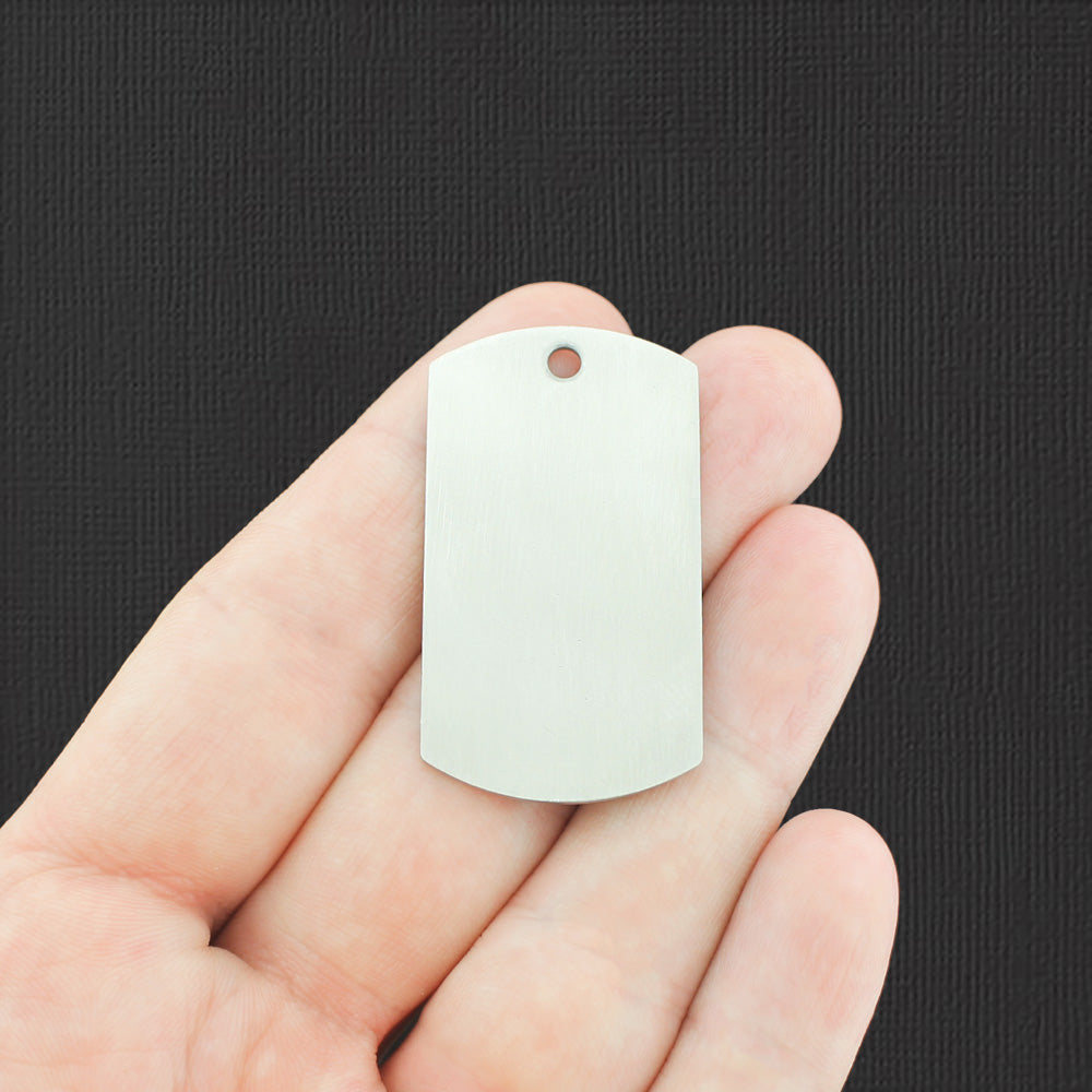 Religious Stainless Steel Dog Tag Charms - Let Them Misunderstand You