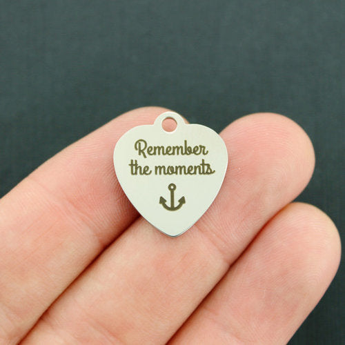 Remember the Moments Stainless Steel Charms - BFS011-3756