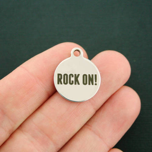 Rock On! Stainless Steel Charms - BFS001-1033