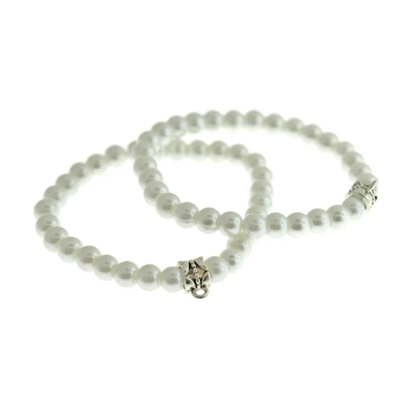 Round Glass Bead Bracelets 48mm - Antique Silver Tone Bail - Choose Your Quantity!