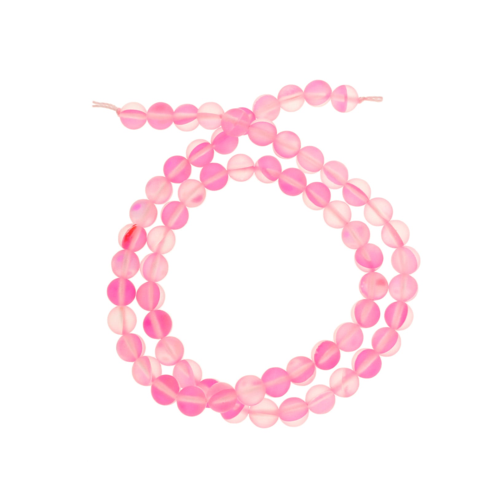 Round Natural Labradorite Beads - 6mm - Electroplated - 1 Strand 61 Beads - Choose Your Color!