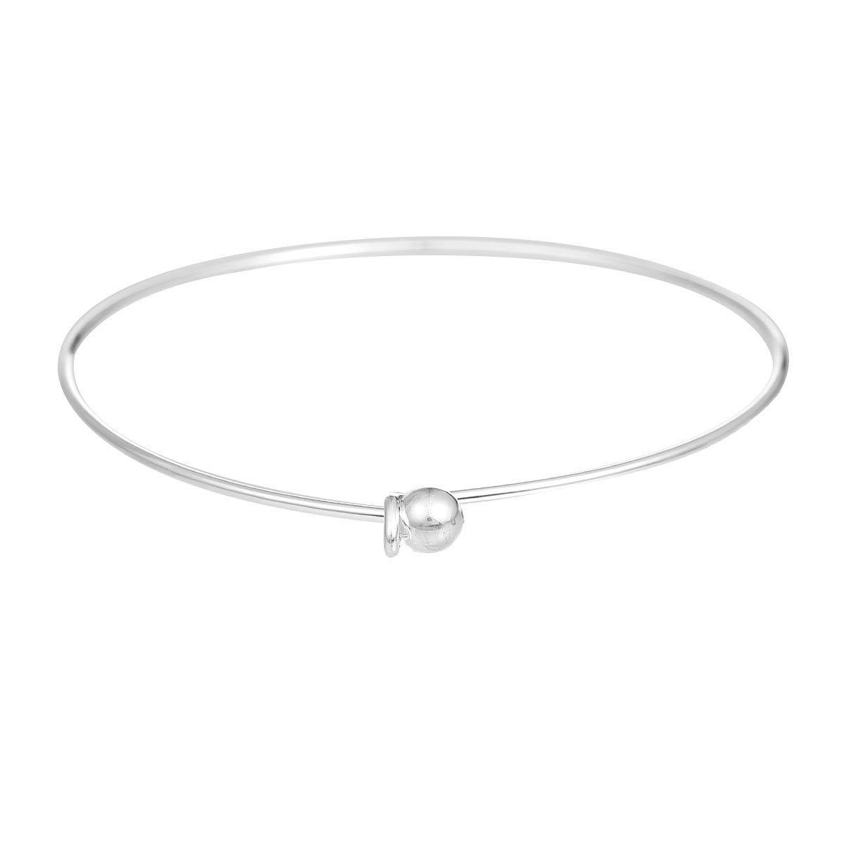 Bracelet argenté 8,5" - 1,5 mm - 1 bracelet - N211