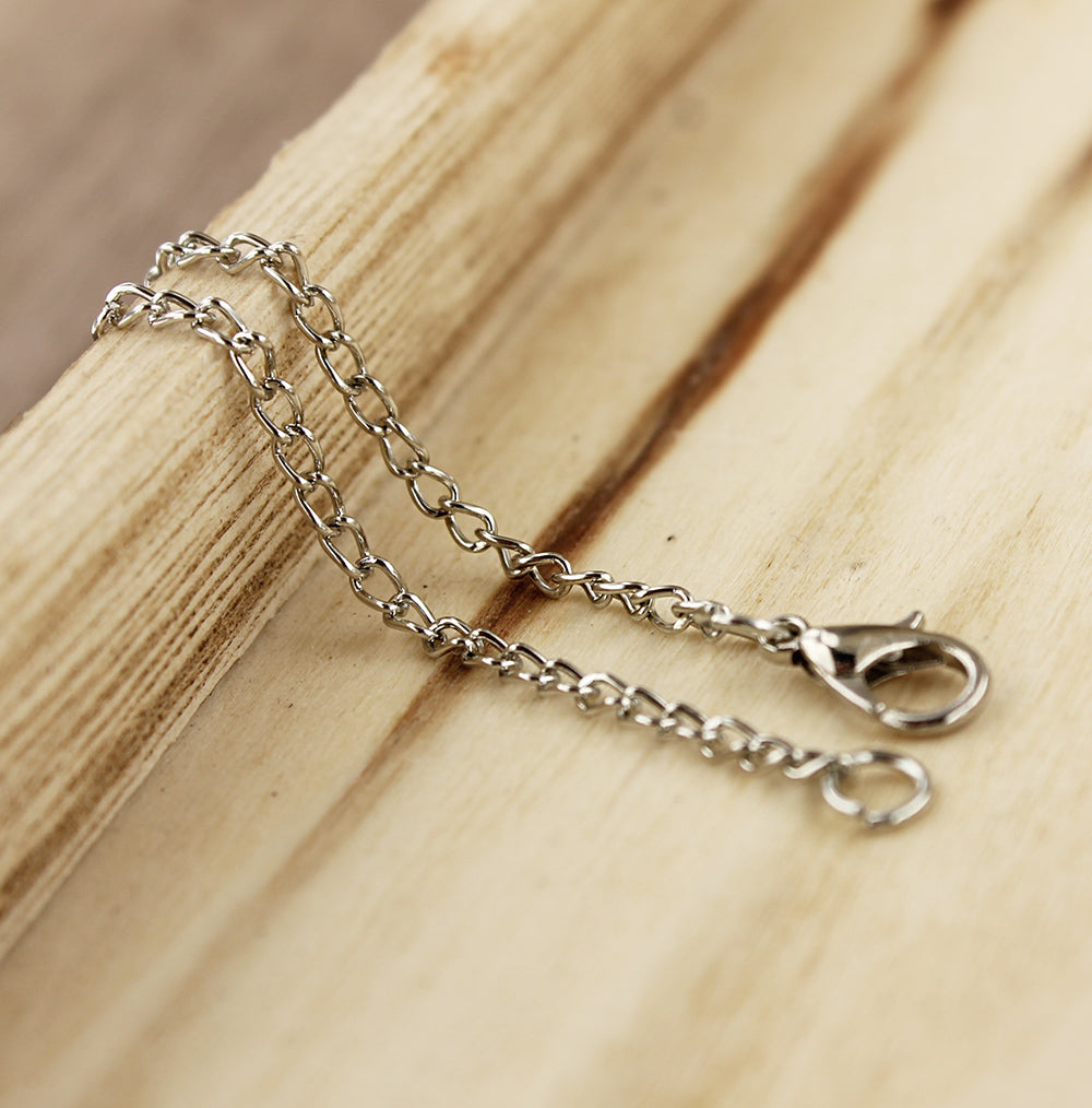 Silver Tone Curb Chain Necklace 24" - 2.5mm - Choose Your Quantity!