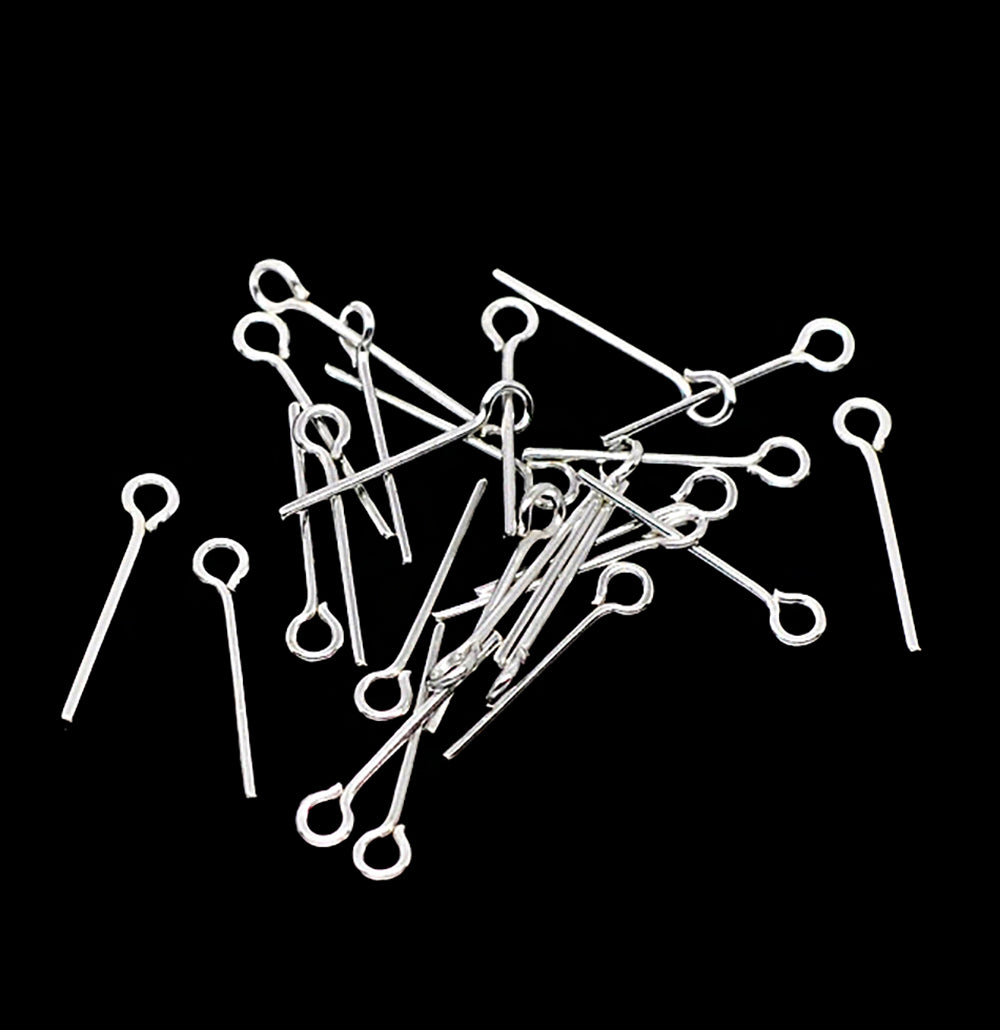 Silver Tone Eye Pins - 20mm - 700 Pieces - PIN66