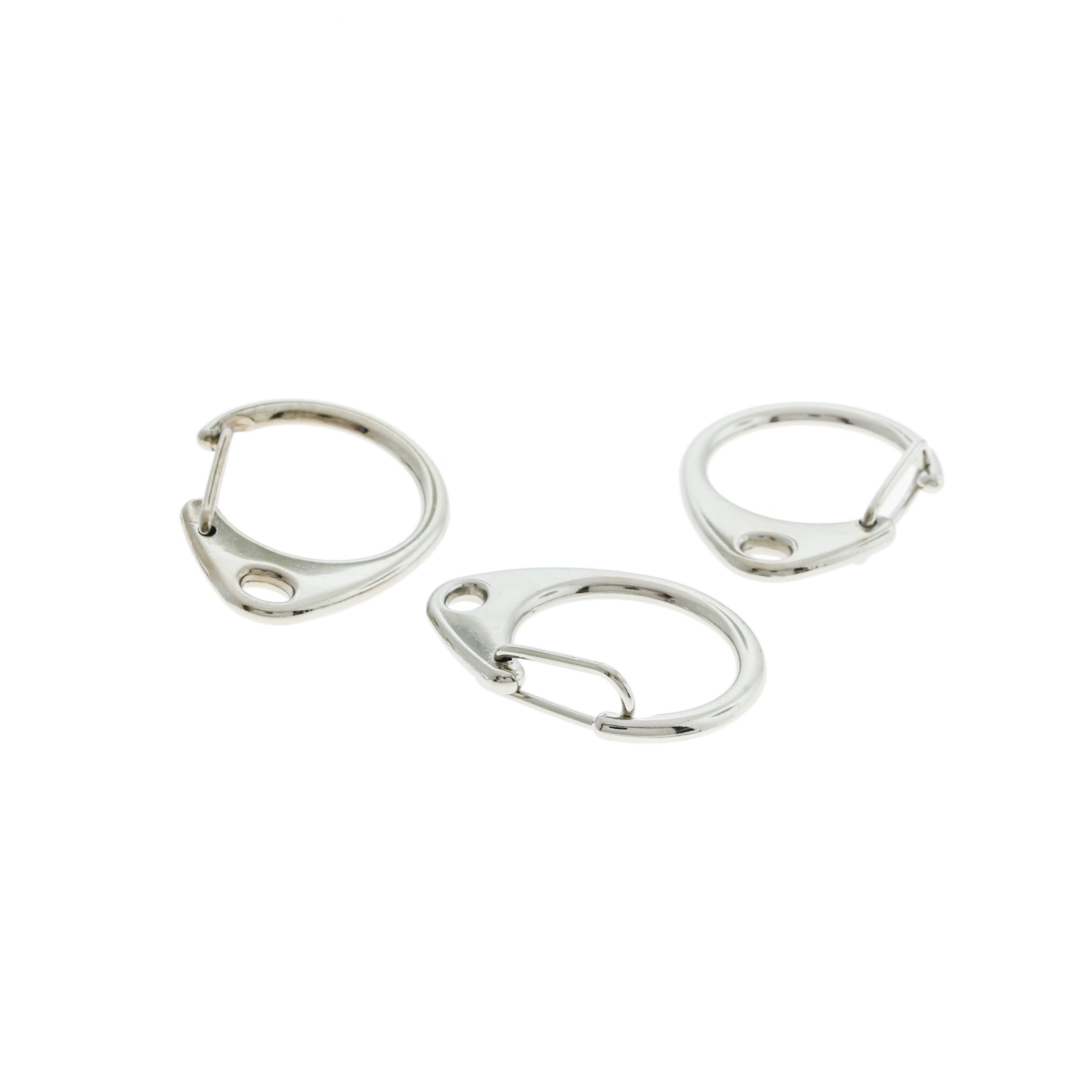 Silver Tone Lobster Snap Clasp - 32mm x 20mm - 10 Clasps - FD1043