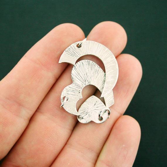 Sisters Charm Antique Silver Tone Charms 3 Piece Set - SC7082