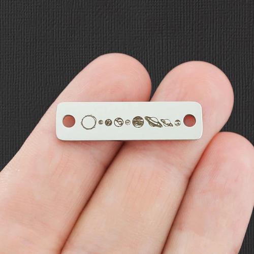Solar System Stainless Steel Connector Charms - BFS016-7457