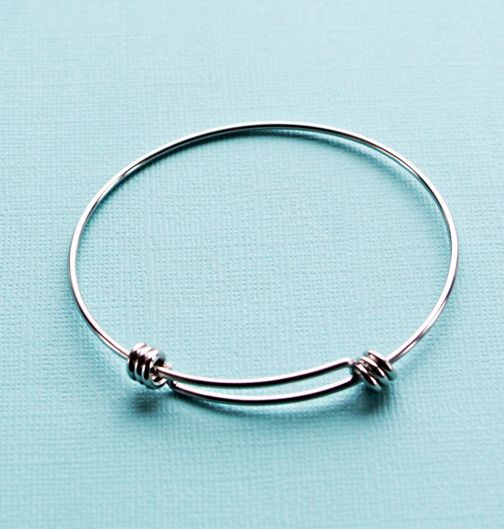Stainless Steel Adjustable Bangles - 60mm - Choose Your Quantity!