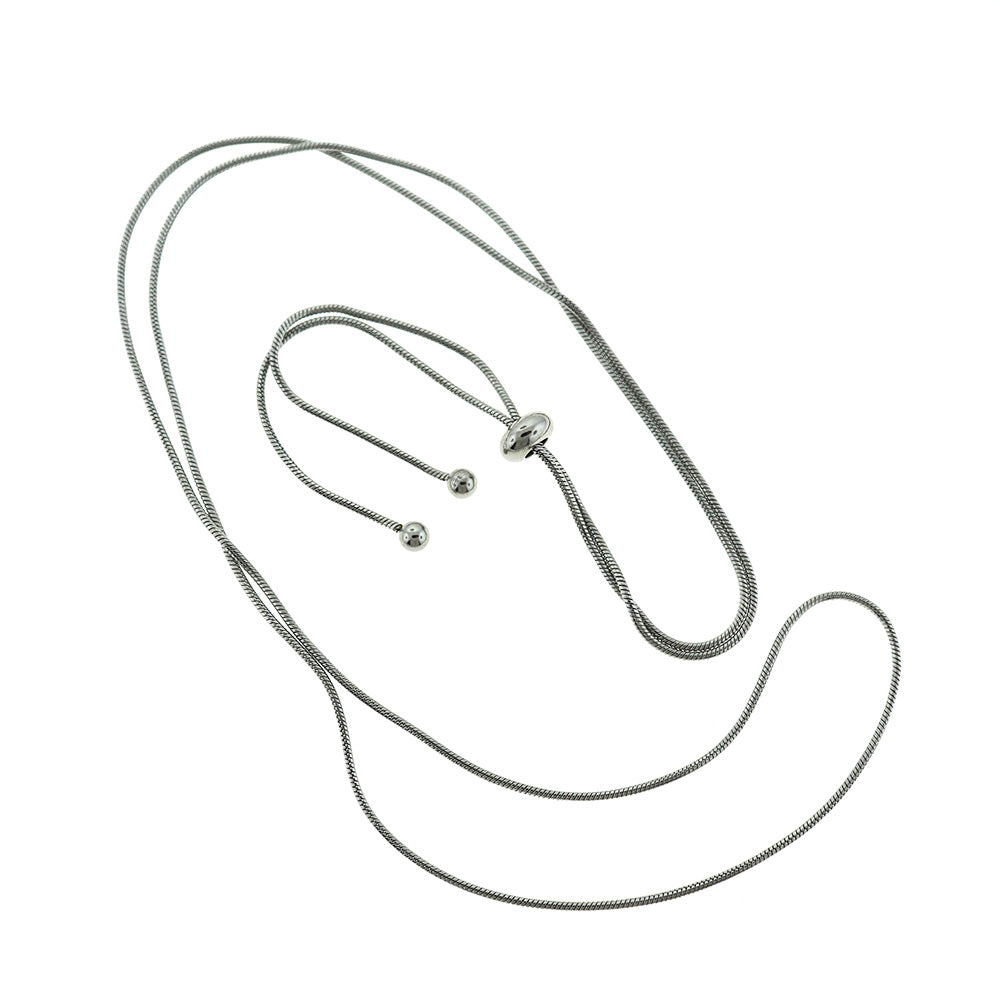 Colliers Chaîne Serpent Réglable Acier Inoxydable 31.5"- 1.2mm - 5 Colliers - FD764