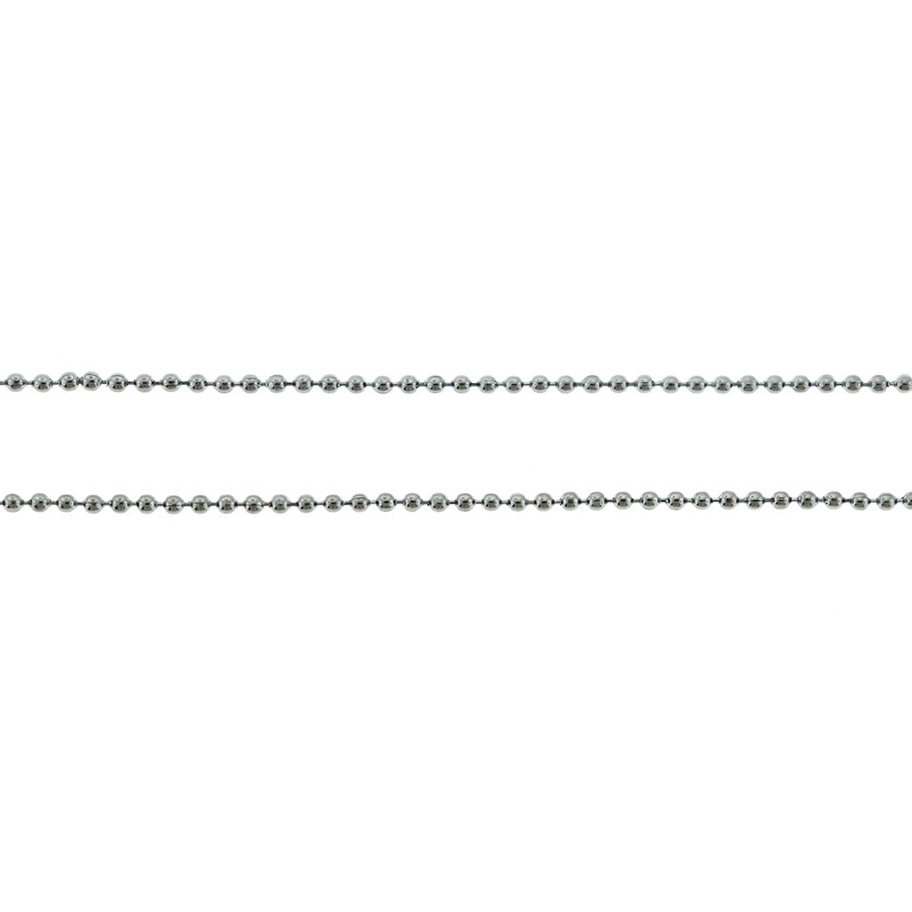 Stainless Steel Ball Chain Necklaces 31.5" - 1.6mm - 5 Necklaces - FD995