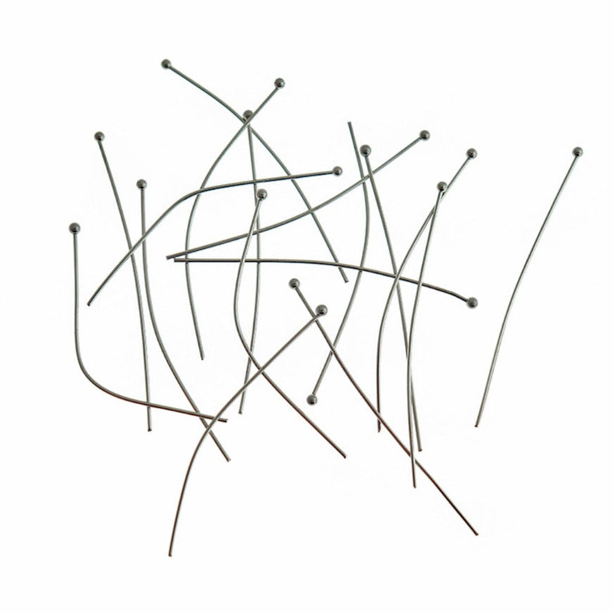 Stainless Steel Ball Head Pins - 50mm - 100 Pieces - PIN075