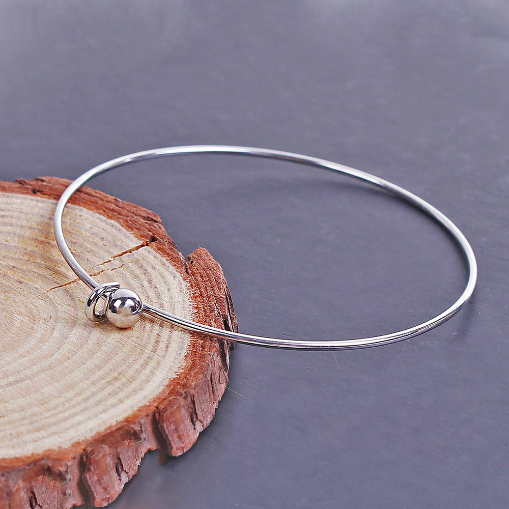 Jonc Acier Inoxydable 9" - 1.3mm - 1 Jonc - N432