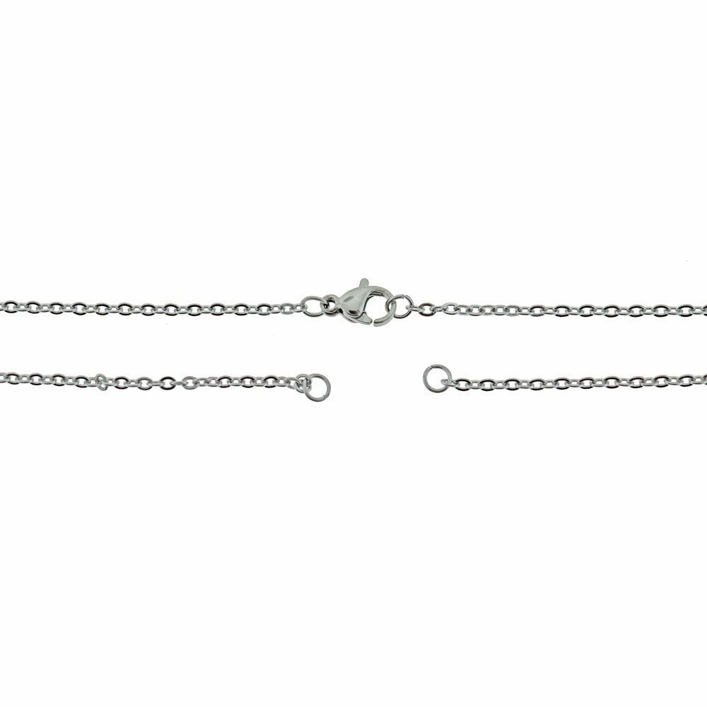 Collier de connecteur de chaîne de câble en acier inoxydable 16,5 "- 2 mm - 10 colliers - N624