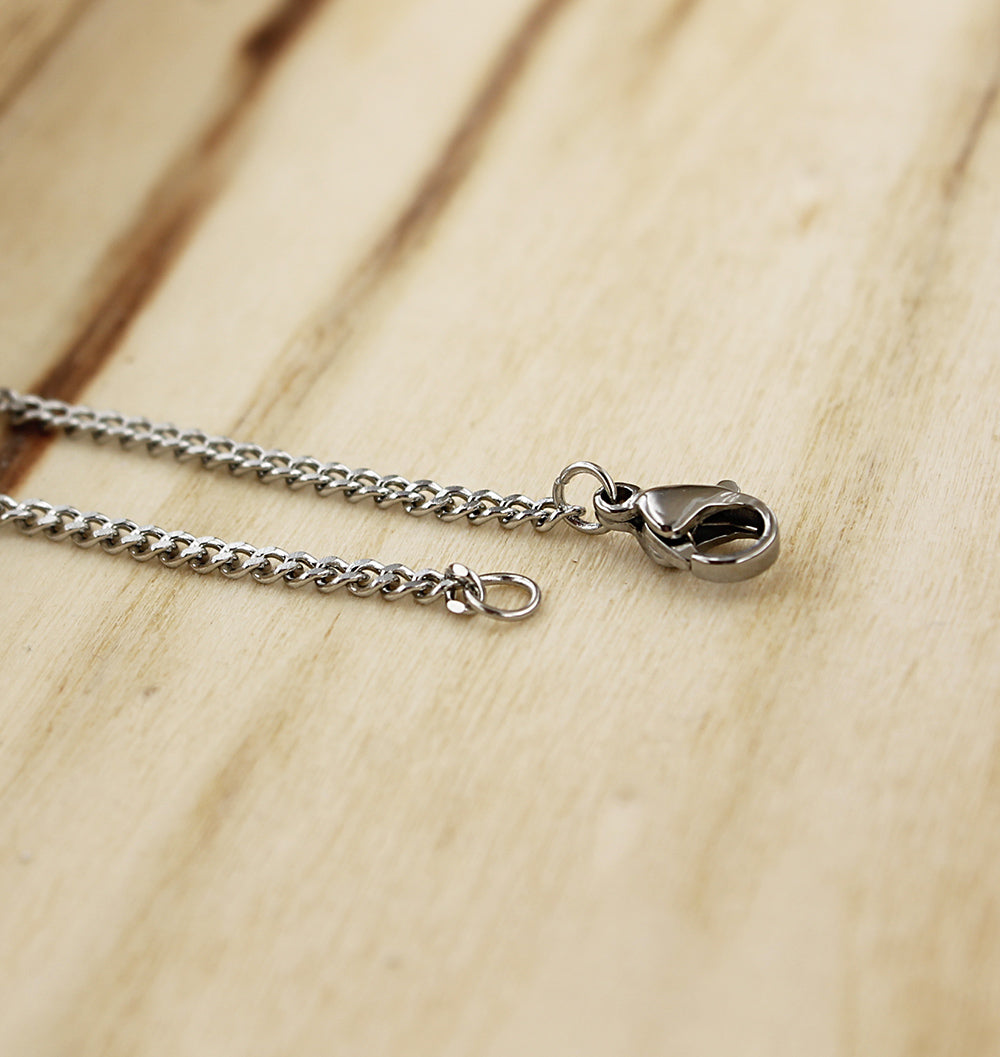 Stainless Steel Curb Chain Necklace 24" - 2mm - Choose Your Quantity!