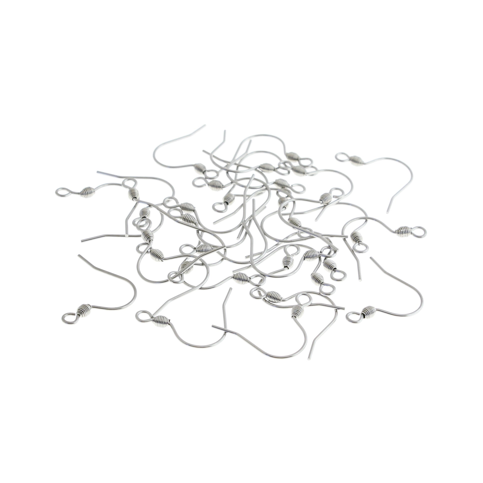 Stainless Steel Earrings - French Style Hooks - 19mm x 18mm - 250 Pieces 125 Pairs - FD614