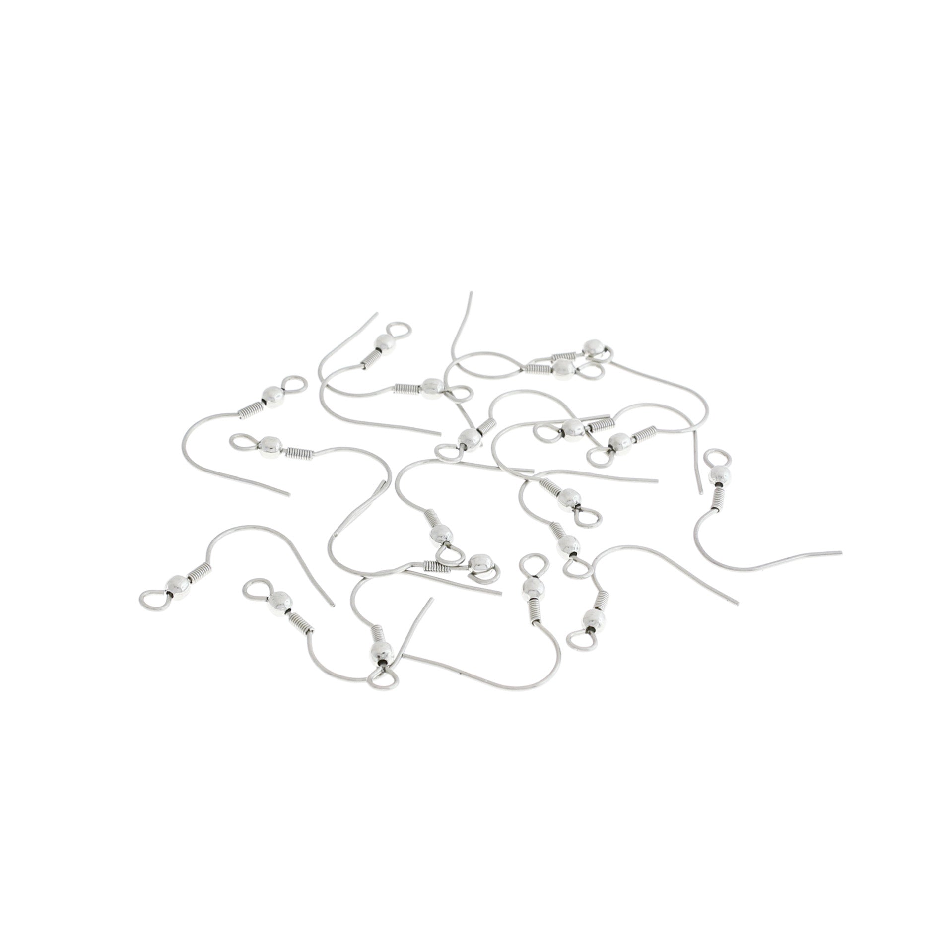 Stainless Steel Earrings - French Style Hooks - 21mm x 18mm - 250 Pieces 125 Pairs - FD621