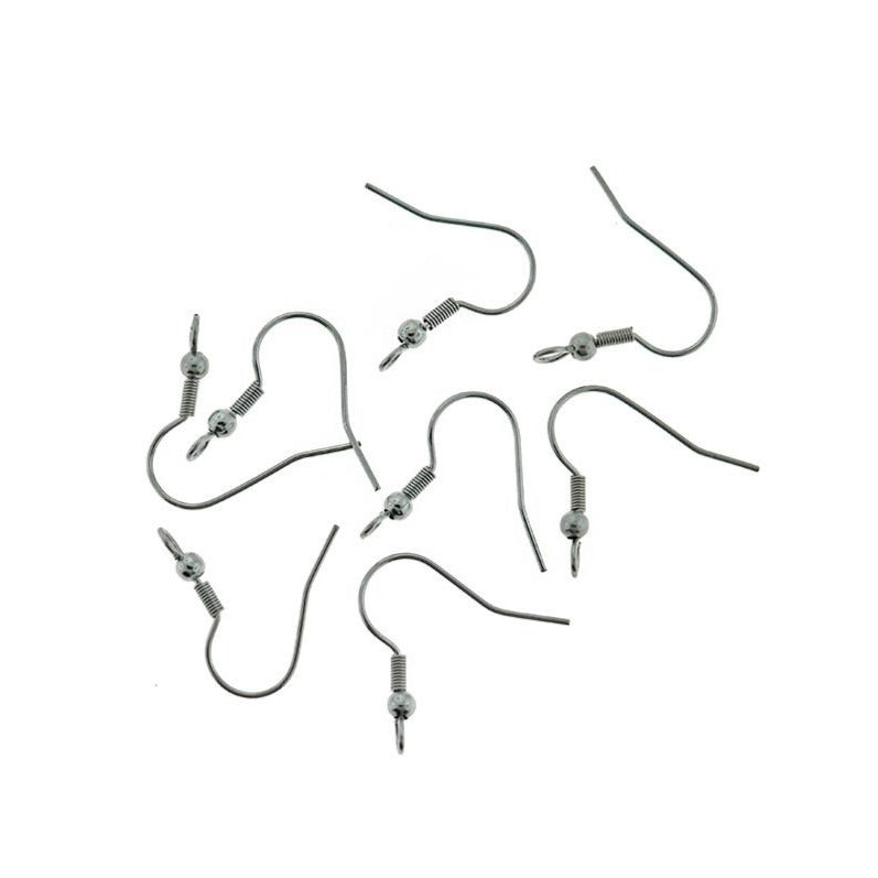 Stainless Steel Earrings - French Style Hooks - 22mm x 20mm - 50 Pieces 25 Pairs - Z066