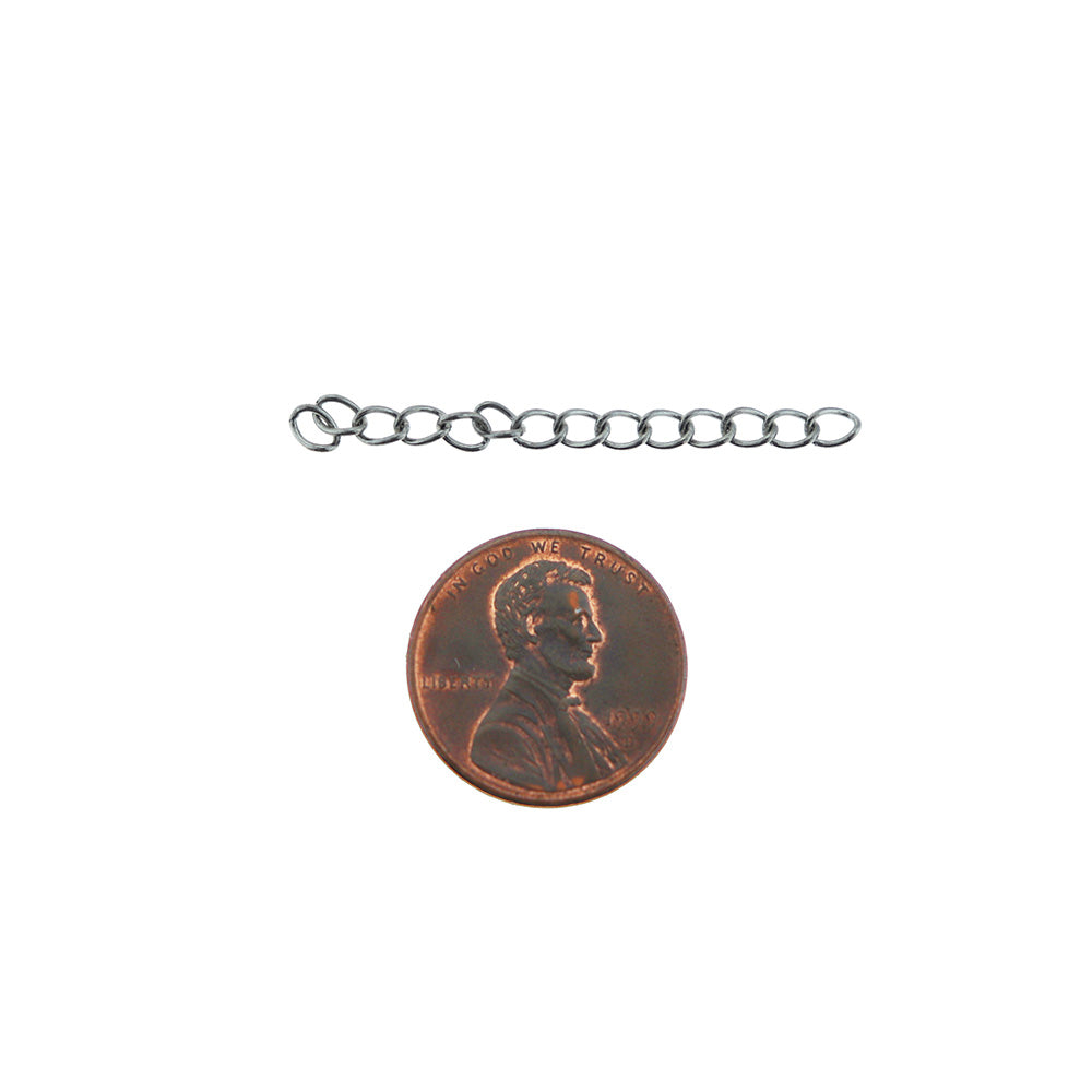 Chaînes d'extension en acier inoxydable - 40 mm x 3 mm - 30 pièces - MT528