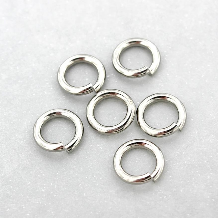 Stainless Steel Jump Rings 11mm - Open 12 Gauge - 50 Rings - J174