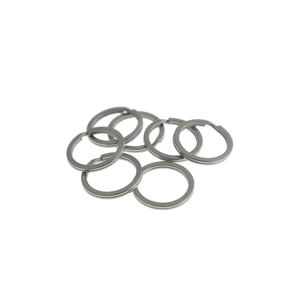Stainless Steel Key Rings - 20mm - 12 Pieces - FD1064