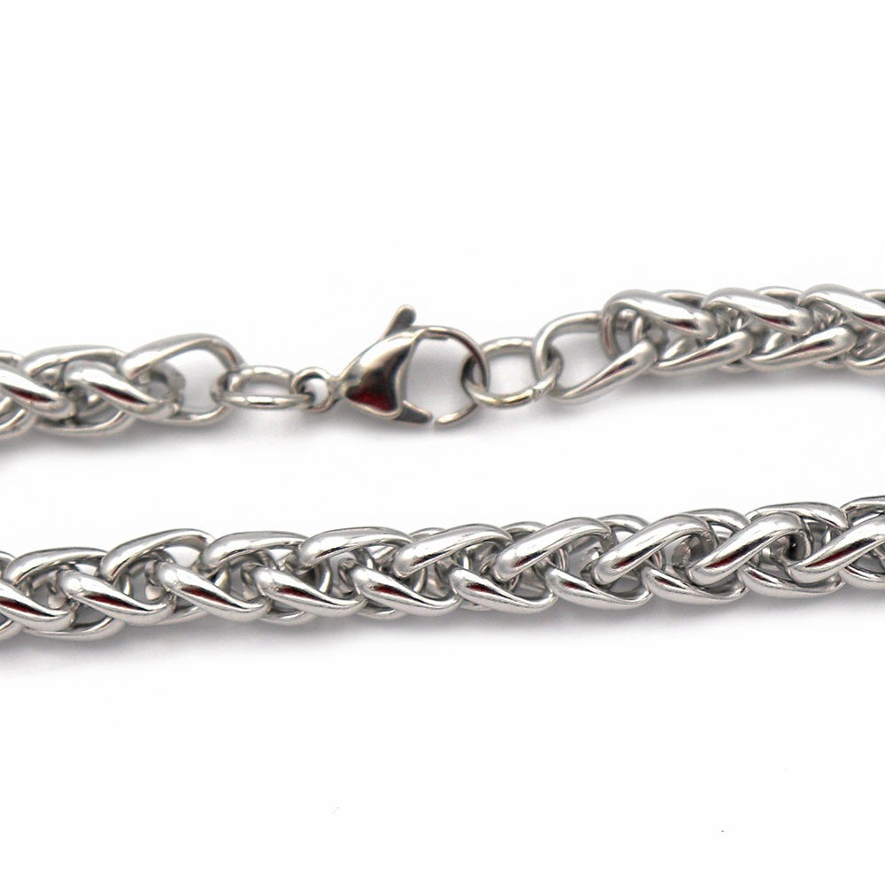 Stainless Steel Rope Chain Bracelets 9" - 6mm - Choose Your Quantity!