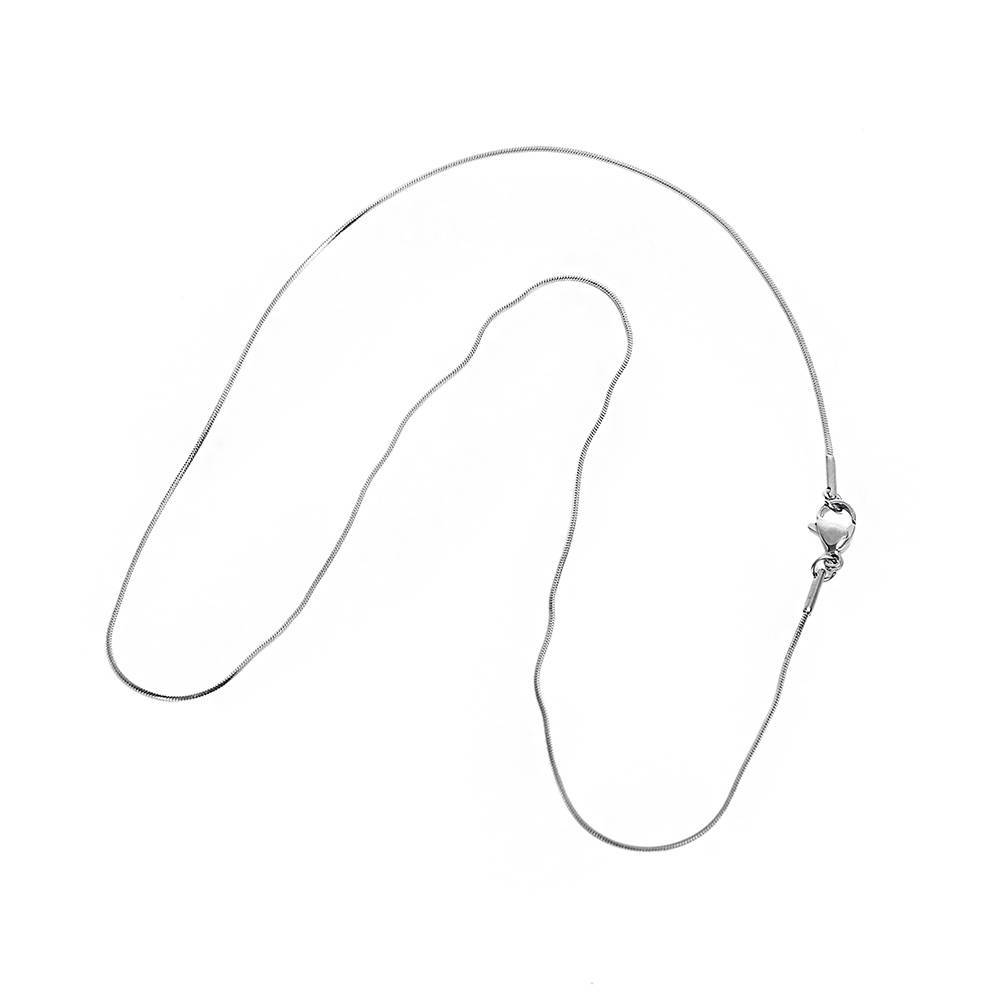 Collier Chaîne Serpent en Acier Inoxydable 18" - 1mm - 1 Collier - N387