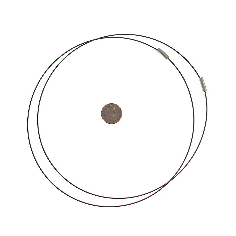 Steel Wire Necklace - 19.6" - 1mm Thick - Choose Your Color & Quantity!