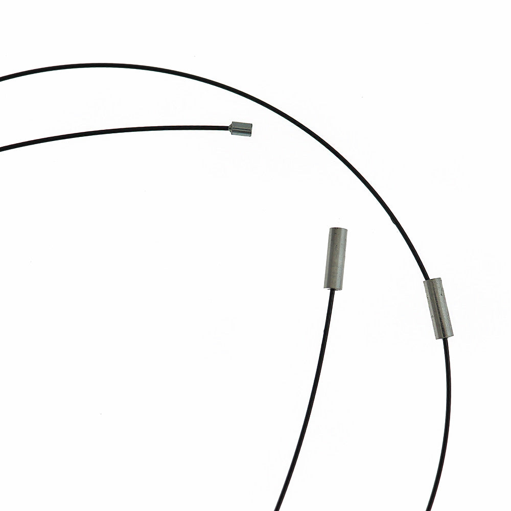 Steel Wire Necklace - 19.6" - 1mm Thick - Choose Your Color & Quantity!