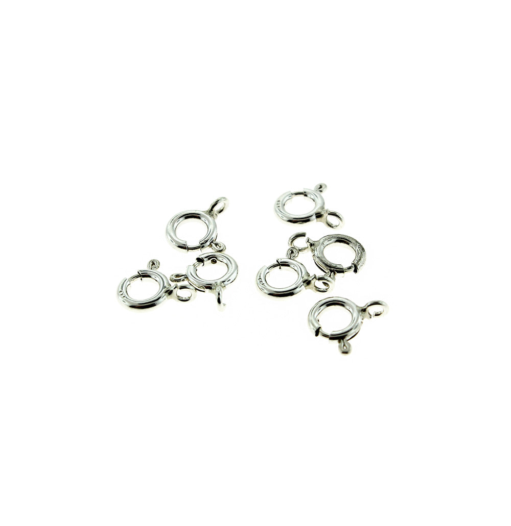 Sterling Silver Spring Clasp 10mm x 9mm - 1 Clasp - ST006