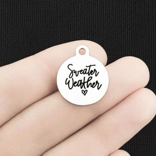 Sweater Weather Stainless Steel Charms - BFS001-6656