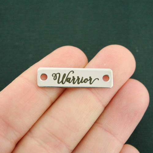 Warrior Stainless Steel Connector Charms - BFS016-7338
