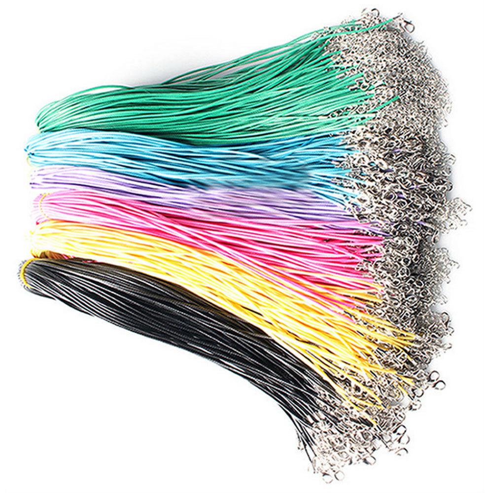 Wax Cord Necklace - 18" Plus Extender - 2mm - Choose Your Color!