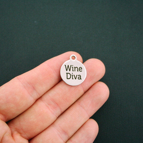 Wine Diva Stainless Steel Charms - BFS001-0415