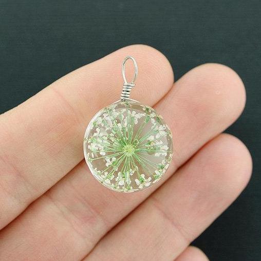 Wish Pendant Glass Charm - Z239