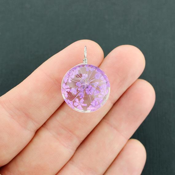 Wish Pendant Glass Charm - Z608