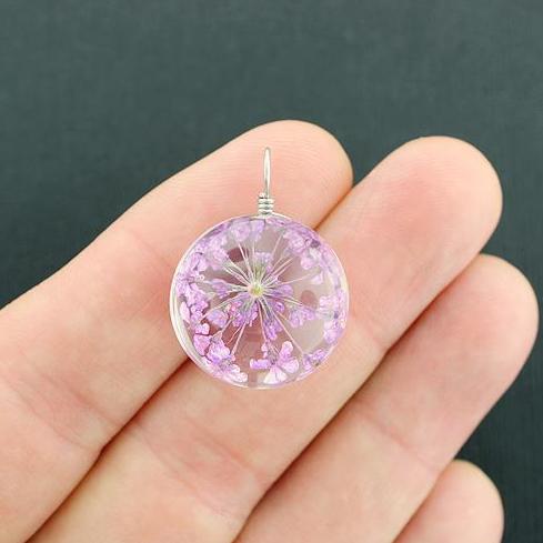 Wish Pendant Glass Charm - Z608
