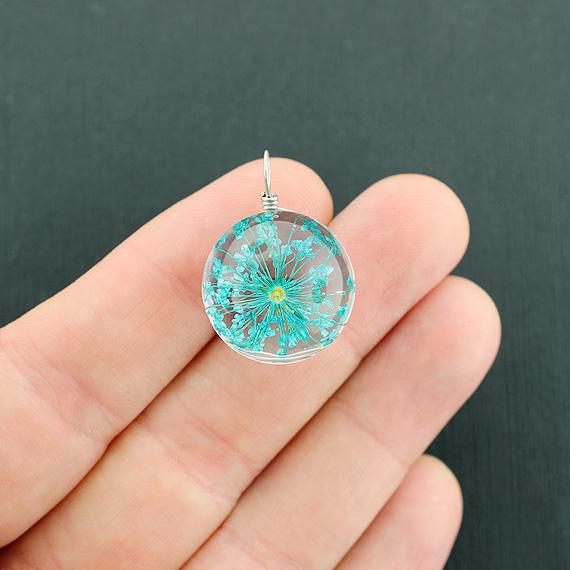 Wish Pendant Glass Charm - Z609