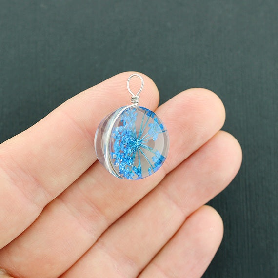 Wish Pendant Glass Charm - Z611