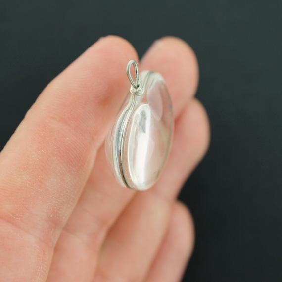 Wish Pendentif Verre Charm - Z735