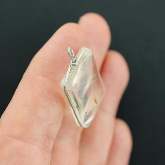 Wish Pendant Glass Charm - Z737