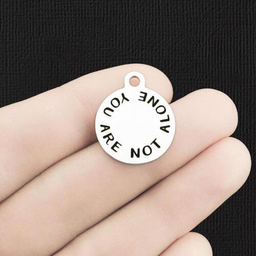 You are not alone Stainless Steel Charms - BFS001-3009