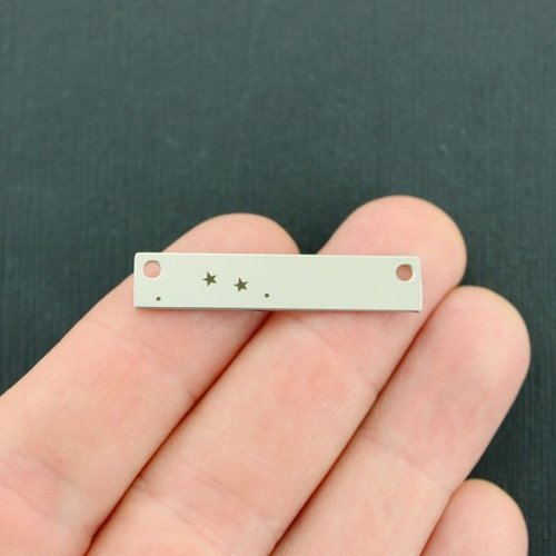 Zodiac Constellation Stainless Steel Connector Charms - Aries - BFS017-7570