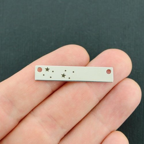 Zodiac Constellation Stainless Steel Connector Charms - Sagittarius - BFS017-7575
