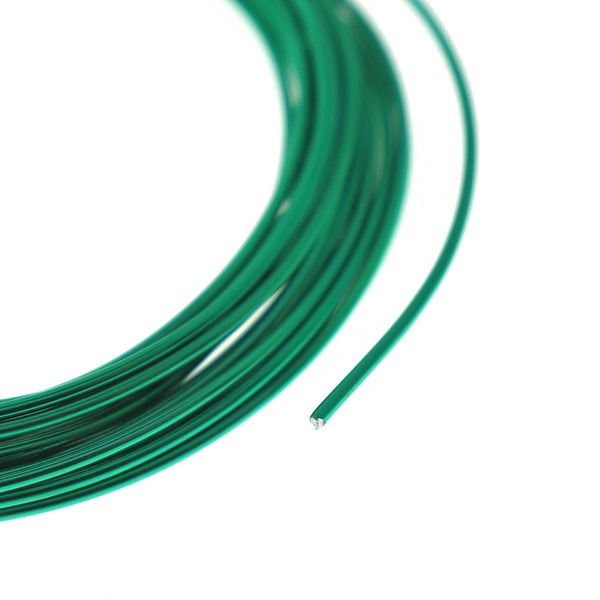 Bulk Green Beading Wire 16.25ft - 1.5mm - AW001
