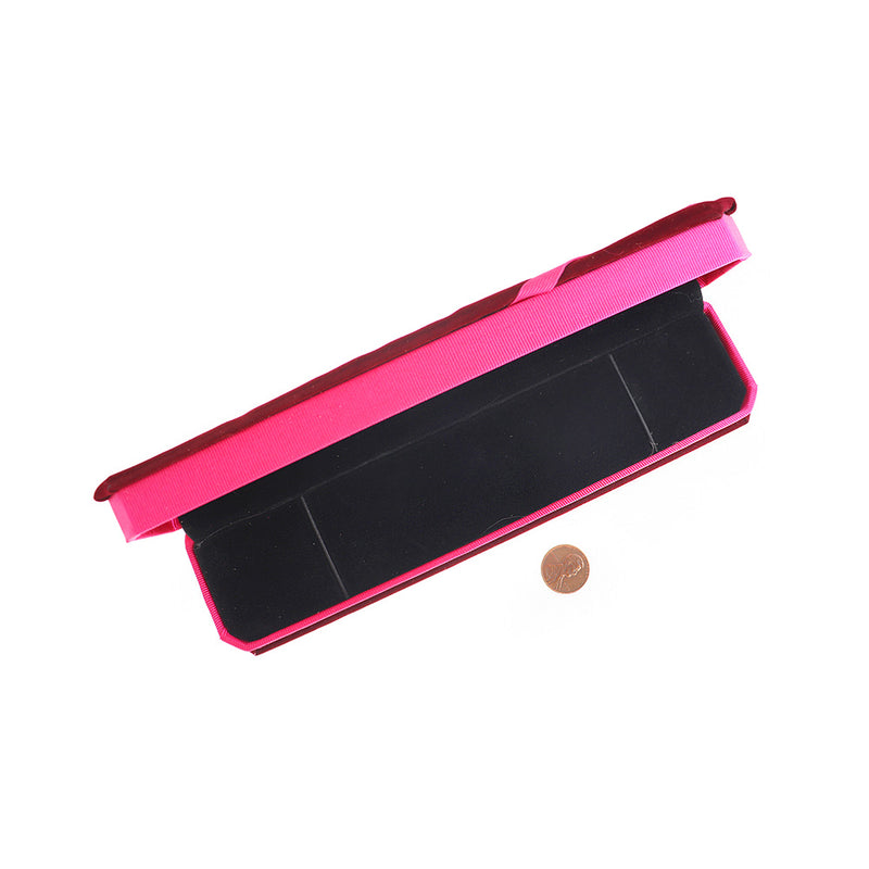 Velvet Jewelry Box - Black and Pink - 23m x 5.8cm - 5 Pieces - TL230