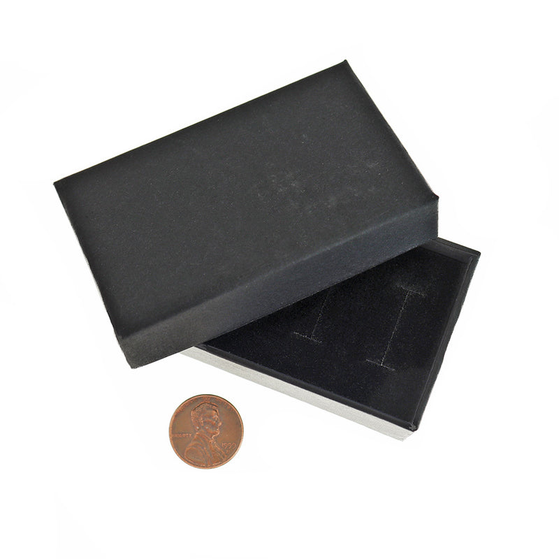 Black Jewelry Box - 8cm x 5cm - 5 Pieces - TL239