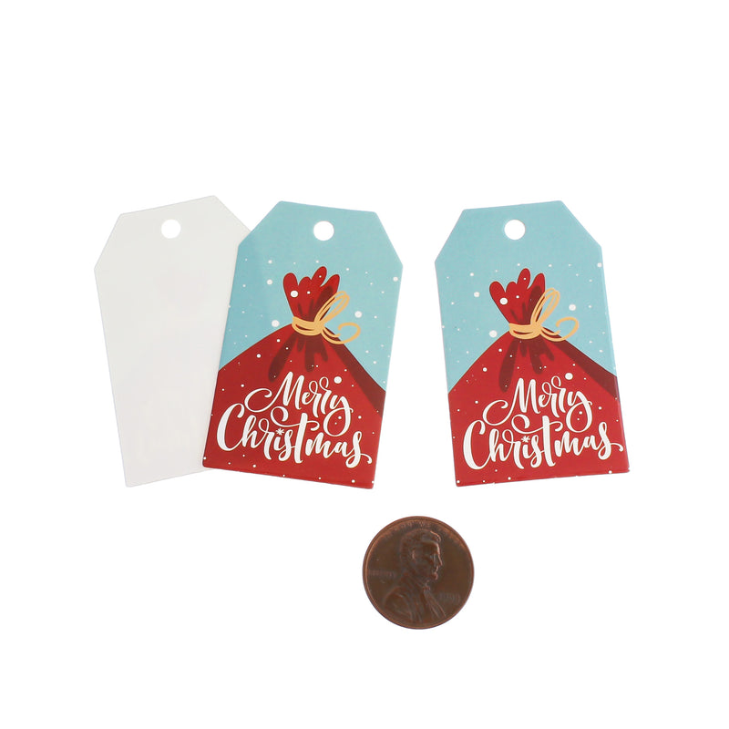 25 Merry Christmas Paper Tags - TL174