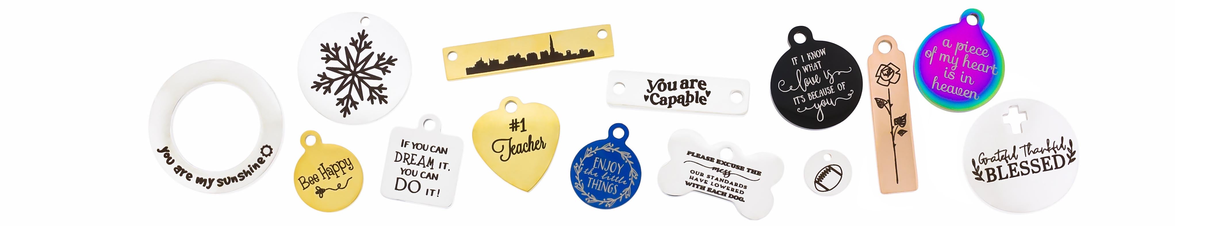 Personalized Custom Charms for Jewelry Making