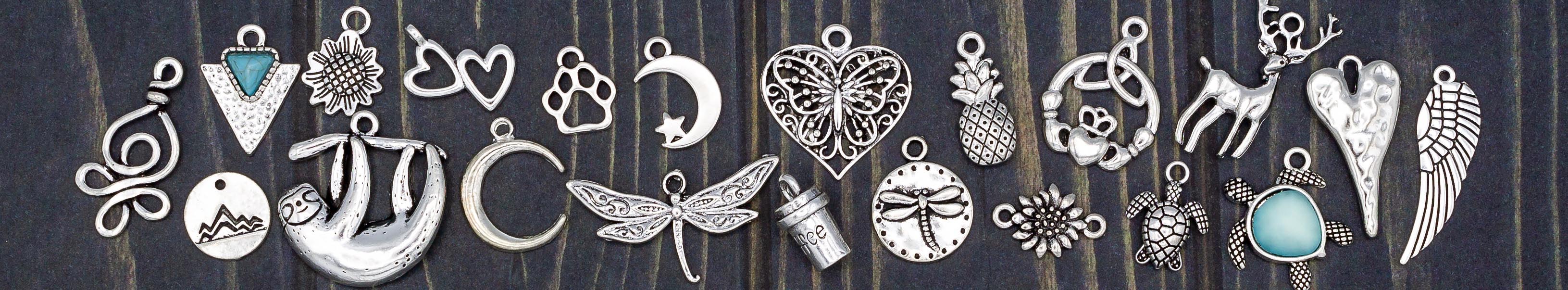 Silver Charms and Pendants for Jewelry Making