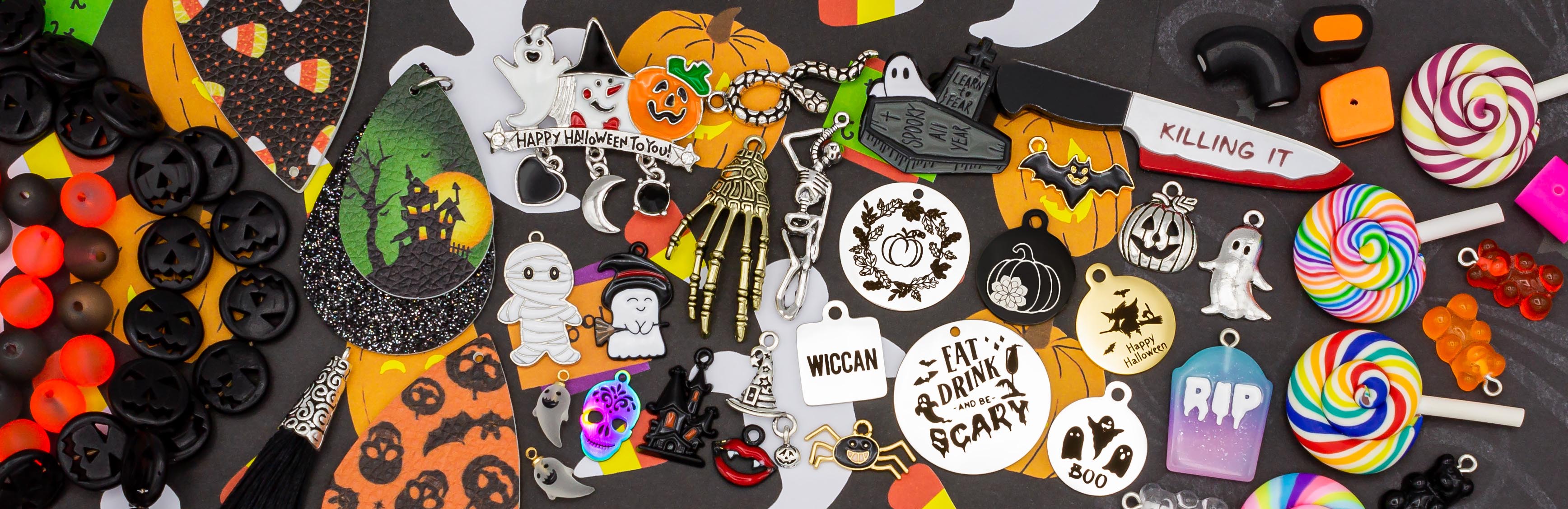 Halloween jewelry supplies on sale